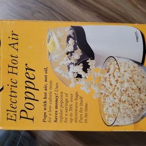 Presto Popcorn Now Plus Gourmet Air Popper 04846 Complete Boxed